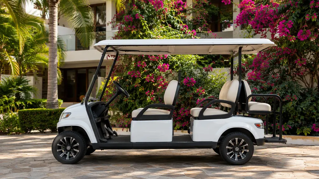 Four passenger golf cart rental at Los Sueños Resort Costa Rica